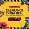 <p style="font-size: 13px;"><strong>Clearance Offer</strong></p>
<p> </p>
