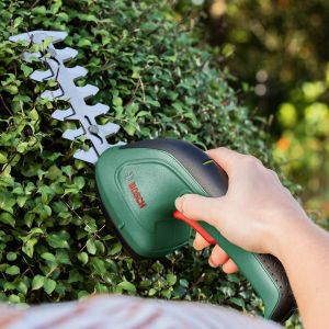 Bosch Kit de cisailles à Gazon sans Fil Isio (3,6 V, espacement des