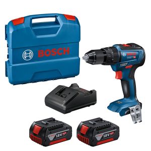 Bosch GSB 18V-55 18V Cordless Brushless Combi Drill With 2 x 5.0Ah ...