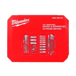Milwaukee 4932498382 42 Pieces 1/4