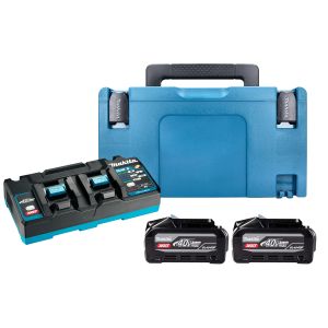 Makita 1911E6-1 40Vmax XGT Power Source Kit 110V Twin Port Fast