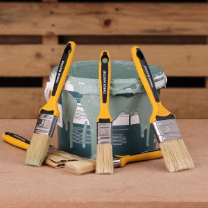 PANCLUB 5-Piece Paint Brush Set - Chip Brushes For Walls, Furniture, Wax, Trim (1, 2, 3 Inch)