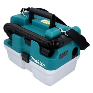 Makita - 40 V ACCU-industriële stofzuiger, volume 8 l, zonder accu en Makita - 40 V ACCU-industriële stofzuiger, volume 8 l, zonder accu en