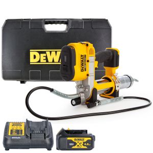 DeWALT Max 20V Lithium-Ion Grease Gun Kit DCGG571M1 With 4Ah Battery, Charger, & Carrying Case - Walmart Supplies-199057