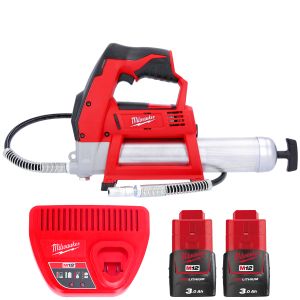 Milwaukee M12GG 12V Cordless Grease Gun With x Batteries