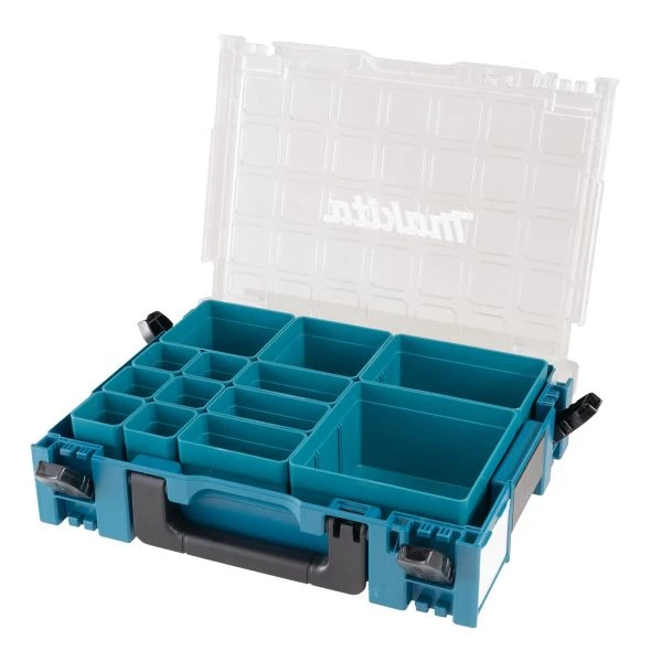 新品 マキタ 191X80-2 オーガナイザー ケース ツールボックス クリア Makita 191X80-2 Makpac Clear Lid With Inserts | UK Planet Tools