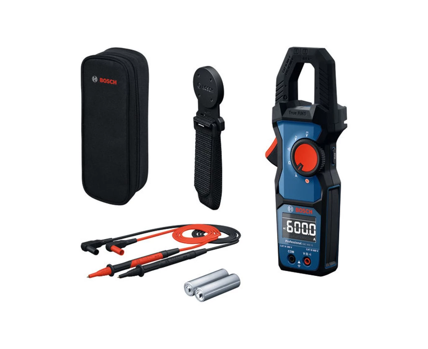 Bosch 0601077601 Professional GMC 600-15 + MH 1 Clamp Meter | UK