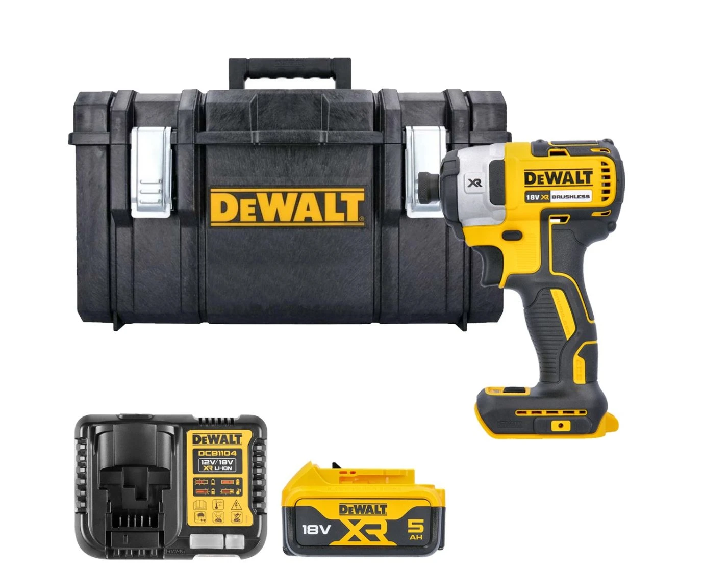 DeWalt DCF887 KIT 18V XR Cordless Brushless 3-Speed Impact Driver 