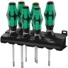 Wera 05105622001 6 Pieces Kraftform Kompakt Screwdriver Set