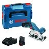 Bosch GKS 12V-26 Cordless Circular Saw With 2 x 2.0Ah Batteries, Charger & L-BOXX | 06016A1070