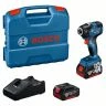Bosch GDR 18V-200 (2 x 5Ah, GAL 18V-40, L-CASE BRUSHLESS 18V Impact Driver - 06019J2172