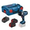 Bosch GDS 18V-1000 (2 x 8Ah, GAL 18V-40, LBOXX) BRUSHLESS BITURBO 18V High Torque Impact Wrench 1/2" - 06019J8370