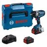 Bosch GDS 18V-1000 Professional Cordless Brushless Impact Wrench With 2 x 5.5Ah Batteries & Charger In L-Boxx | 06019J8371