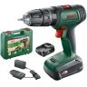 Bosch 06039D4171 18V Cordless Combi Drill With 2 x 1.5Ah Batteries, Charger & Case