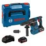 Bosch GBH 18V-26 F Cordless Rotary Hammer SDS Plus with 2 x 5.0Ah Batteries, Charger & L-Boxx | | 0611910073