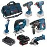 Bosch 0615990K9F 18V Dynamic Series Heavy Duty 6 Piece Kit