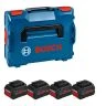 Bosch Battery Set in L-Boxx 4 x ProCore 18V 5.5Ah Batteries | 1600A02A2U
