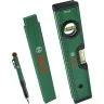 Bosch 1600A02W7S 3 Piece Marking Set 25cm Spirit level, 2m Folding ruler & Deep Hole Marker Pencil