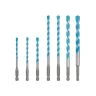 Bosch EXPERT HEX-9 Multi Construction Drill Bit Set, 5 x 50 x 100; 5.5 x 60 x 100; 5 x 60 x 100; 6 x 90 x 150; 7 x 90 x 150; 8 x 90 x 150; 10 x 90 x 150 mm, 7 pcs | 2608902371