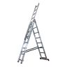Krause Corda Combination Ladder Aluminium with Stair Function - 3 x 6 Rungs (033369)