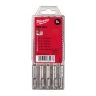 Milwaukee 4932352338 5 Pieces SDS Plus M2 Drill Bit Set