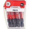Milwaukee 4932430855 10 Piece Shockwave Impact Screwdriving Bit Set PH2 x 50mm 