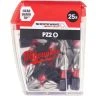 Milwaukee 4932430864 25 Piece Shockwave Impact Duty Screwriver Bits PZ2 25mm