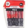 Milwaukee 4932430866 10 Piece Shockwave Impact Screwdriving Bit Set PZ2 x 50 mm