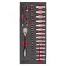 Milwaukee 4932479825 32 Pieces 3/8" Ratchet and Socket Set