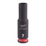 Milwaukee 4932480256 Shockwave Impact Duty Impact Socket Deep 7mm 1/4"