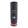 Milwaukee 4932480259 Shockwave Impact Duty Impact Socket Deep 10mm 1/4"