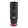 Milwaukee 4932480261 Shockwave Impact Duty Impact Socket Deep 12mm 1/4"