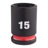 Milwaukee 4932480272 Shockwave Impact Duty Impact Socket 15 mm 3/8"