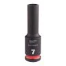 Milwaukee 4932480281 Shockwave Impact Duty Impact Socket Deep 7mm 3/8"