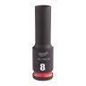 Milwaukee 4932480282 Shockwave Impact Duty Impact Socket Deep 8mm 3/8"