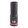 Milwaukee 4932480287 Shockwave Impact Duty Impact Socket Deep 13mm 3/8"
