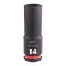 Milwaukee 4932480288 Shockwave Impact Duty Impact Socket Deep 14mm 3/8"