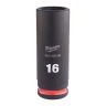 Milwaukee 4932480290 Shockwave Impact Duty Impact Socket Deep 16mm 3/8"