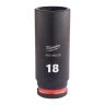 Milwaukee 4932480292 Shockwave Impact Duty Impact Socket Deep 18mm 3/8"