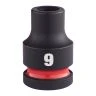 Milwaukee 4932480303 Shockwave Impact Socket STD 9mm 1/2"