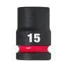 Milwaukee 4932480309 Shockwave Impact Duty Impact Sockets 15 mm 1/2"