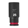 Milwaukee 4932480343 Shockwave Impact Duty Impact Sockets 25 mm 1/2"