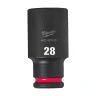 Milwaukee 4932480346 Shockwave Impact Duty Impact Sockets 28 mm 1/2"