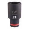 Milwaukee 4932480349 Shockwave Impact Duty Impact Socket Deep 32mm 1/2"