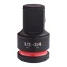 Milwaukee 4932480355 1/2" Impact Socket Reducer Adaptor From 1/2" to 3/4"