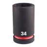 Milwaukee 4932480428 Shockwave Impact Duty Impact Socket Deep 34mm 1"