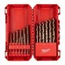 Milwaukee 4932499764 19 Pieces Red Cobalt HSS Ground Cobalt Metal Drill Bit Set