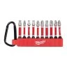 Milwaukee 4932500397 10 Pieces Shockwave Impact Duty Screwdriver Bit Carabiner Set