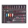 Milwaukee 4932500757 60 Pieces 1/2″ Ratchet & Impact Socket Set In Foam Insert