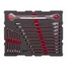 Milwaukee 4932501872 Packout 17 Piece MAX BITE Ratcheting Combination Spanner Set Foam Insert